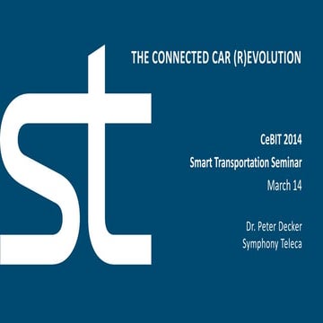 Symphony Teleca - The Connected Car Revolution @ Cebit 2014