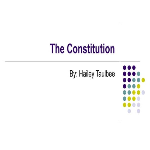 The constitution | PPT