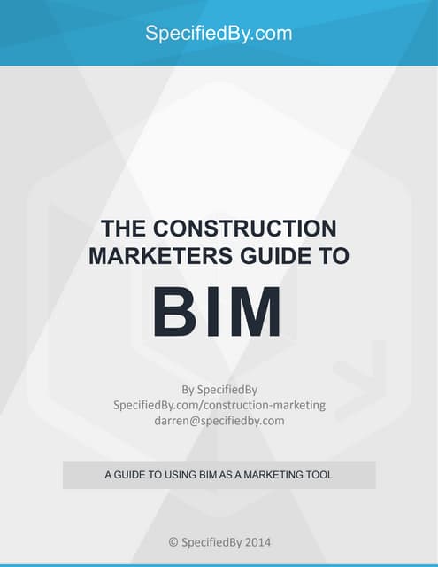 The Construction Marketers Guide to BIM
