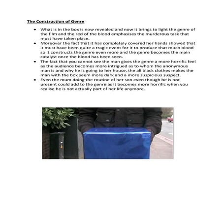 The construction of genre