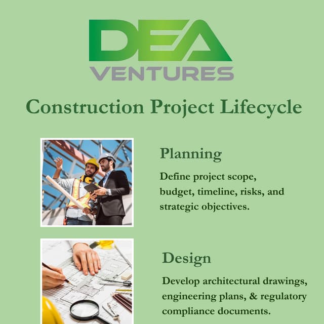 The Construction Project Lifecycle . | PDF