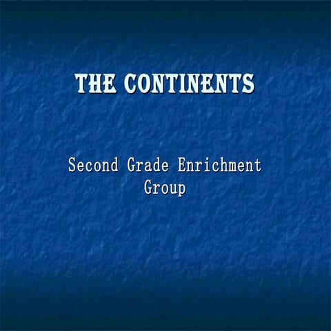 Home-Continents-Group 1