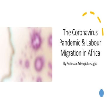 The Corona Virus Pandemic