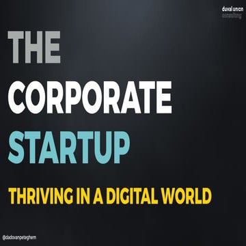 The corporate startup