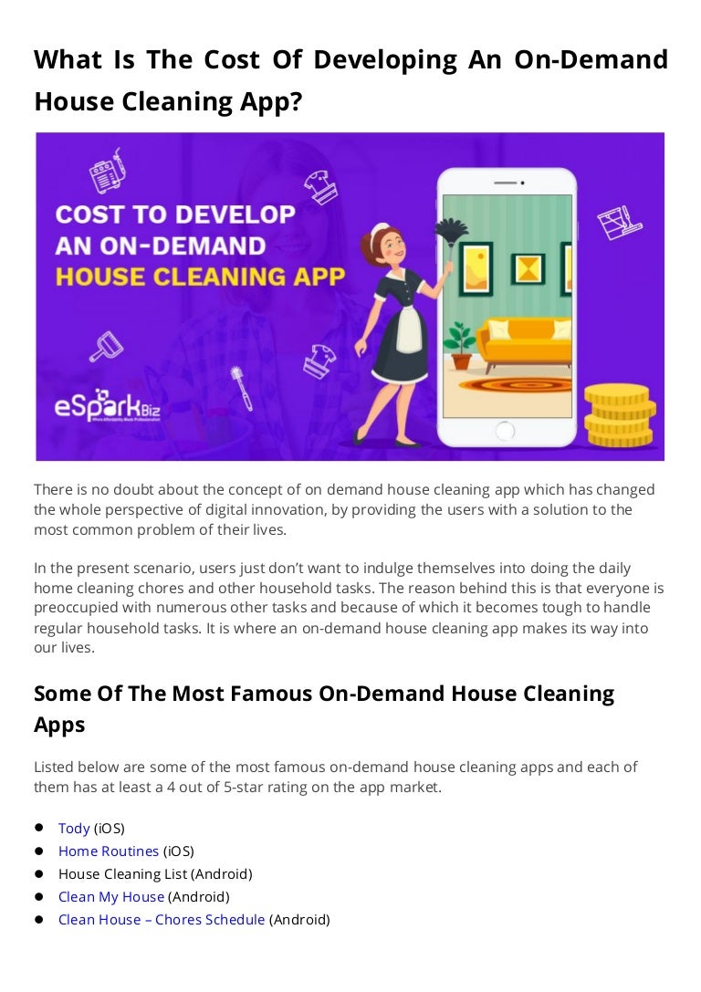 Things To Know Along With The Cost Of Developing An On Demand House C