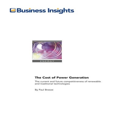 The cost of power generation | PDF