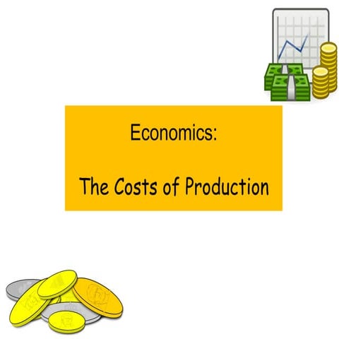 The Cost Of Production - Dealing with Cost - Explicit and Implicit Cost - Eco...