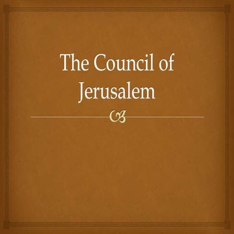 The council of jerusalem2