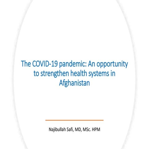The COVID-19 pandemic an opportunity to strengthen health system 