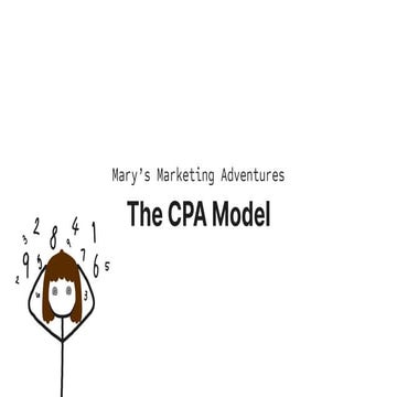 Mary's Marketing Adventures | The CPA Model