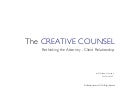 The Creative Counsel: Rethinking the Attorney-Client Relationship