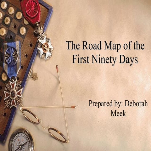 The Credo Of Deborah Meek 90 Day Road Map 2010