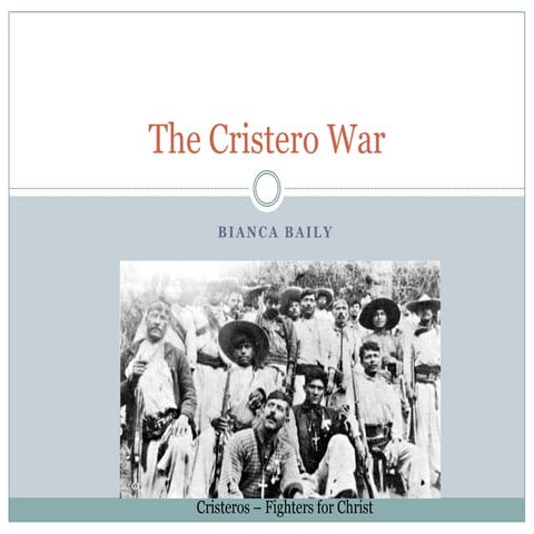 The Cristero War