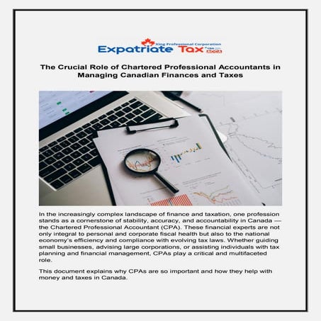 The Crucial Role of Chartered Professional Accountants in Managing ...