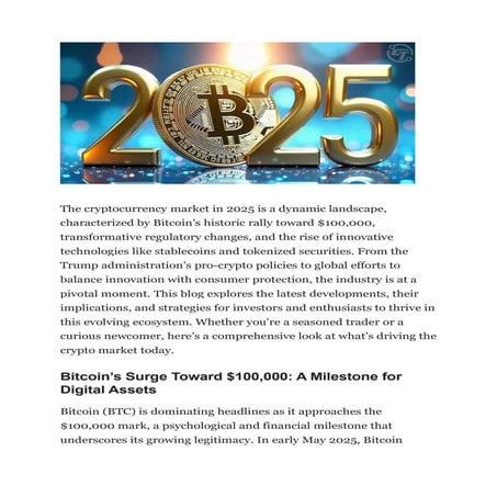 The Crypto Revolution in 2025 What’s Hot, What’s Not, and What’s Next.pdf