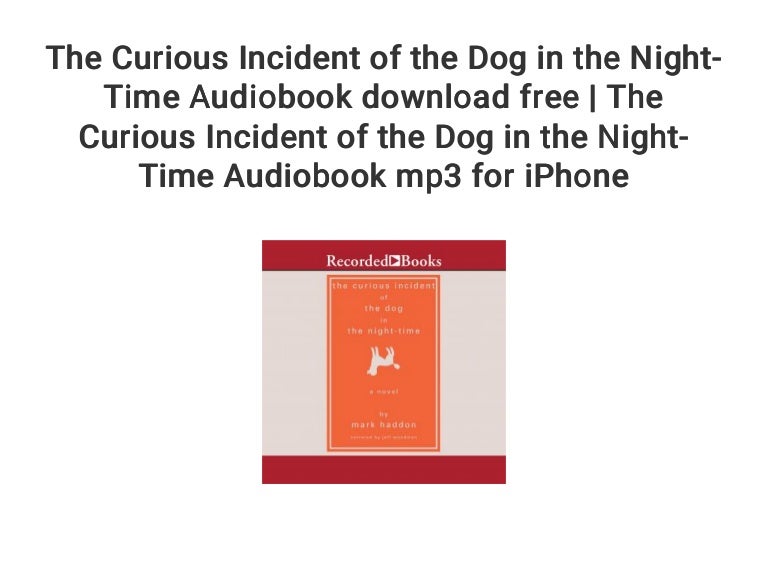 The curious incident of the dog in the nighttime pdf - perubap