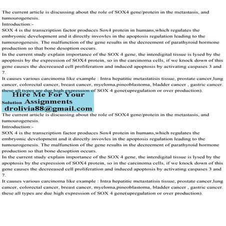 The current article is discussing about the role of SOX4 geneprotei.pdf