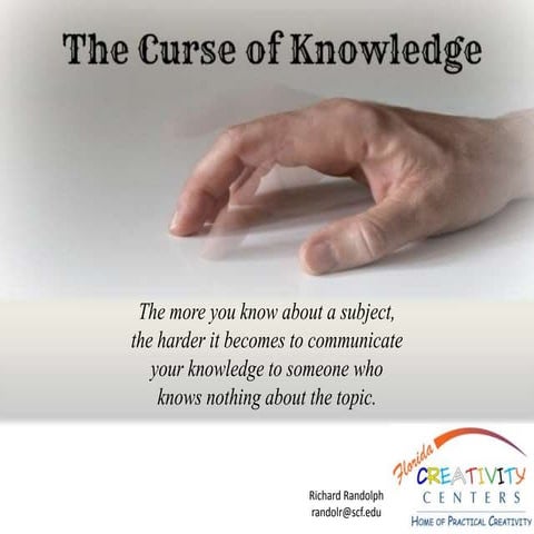 The Curse of Knowledge