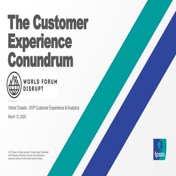 The Customer Experience Conundrum