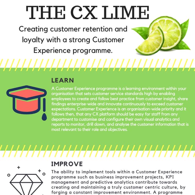 The CX Lime infographic