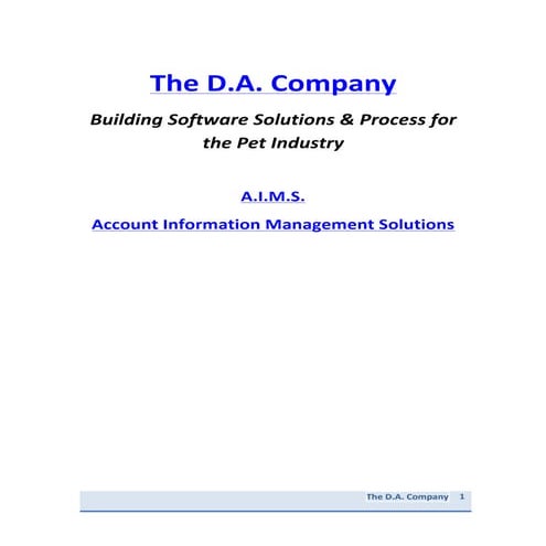 The D.A. Company - sforce crm overview 5-5-11.1