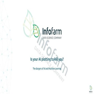 Openbar Kontich // Is your AI plotting to kill you? Why AI and Machine Learni...