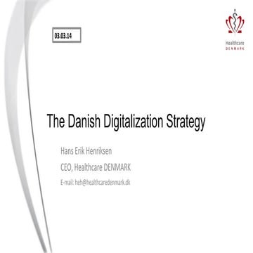 The Danish Digitalization Strategy | PDF