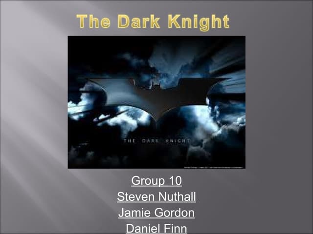 The Dark Knight