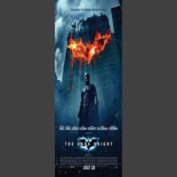 The Dark Knight - Film Poster Analysis