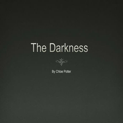 The darkness powerpoint