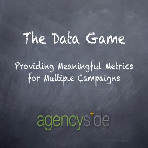 The Data Game