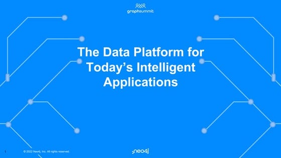 The Data Platform for Today’s Intelligent Applications