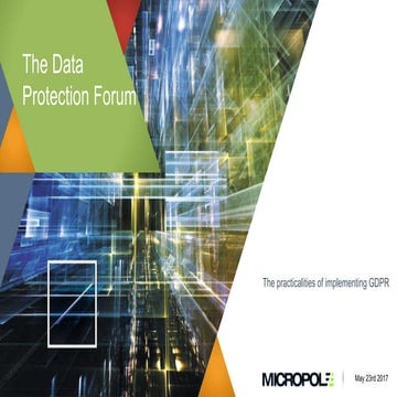 Data Protection Forum meetup   23052017 