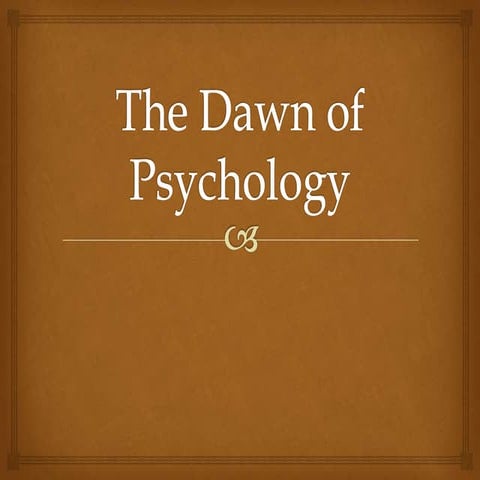 The dawn of psychology after WWI (AP Euro)