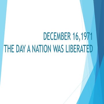 The day a nation was liberated