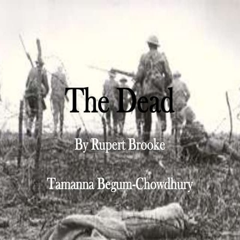 'The Dead' by Rupert Brooke