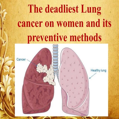 The deadliest lung cancer on women and preventive methods