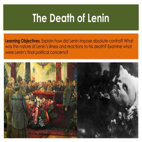 The Death of Lenin