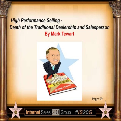 Mark Tewart – The Death Of The Traditional Dealership And Salesperson