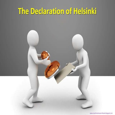 The Declaration of Helsinki