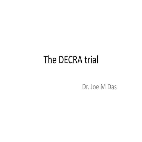 The DECRA trial