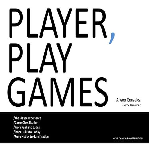 Definitions of Playand - Classifications of Game