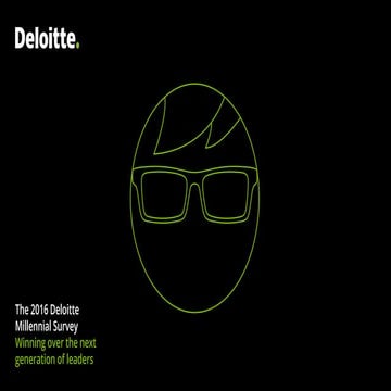 The Deloitte Millennial Survey 2016
