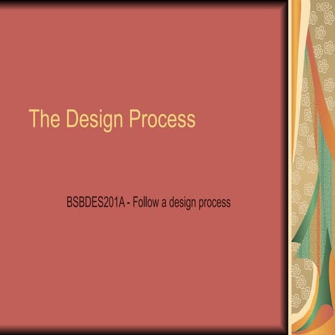 The Design Process
