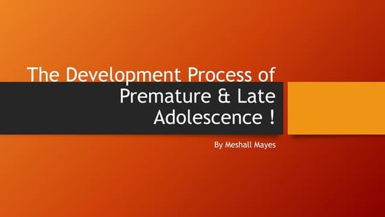 Stages of Human development According to the Hurlock. | PPT | Parenting ...