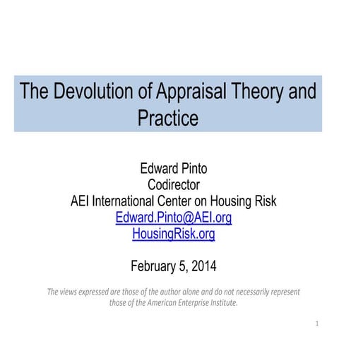 The devolution of appraisal theory and practice