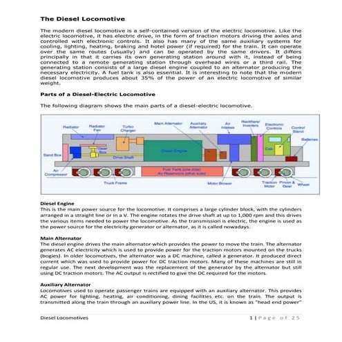 The diesel locomotive