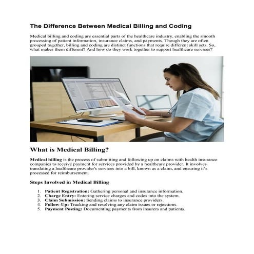 The Difference Between Medical Billing and Coding.pdf