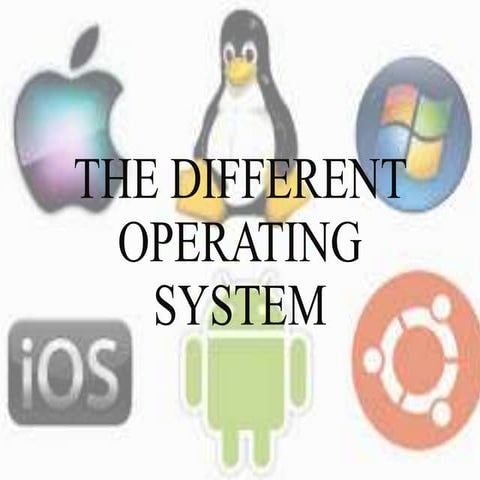 The different operating system | PPTX | Operating Systems | Computer ...