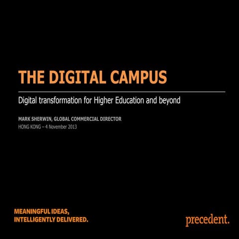 The digital campus